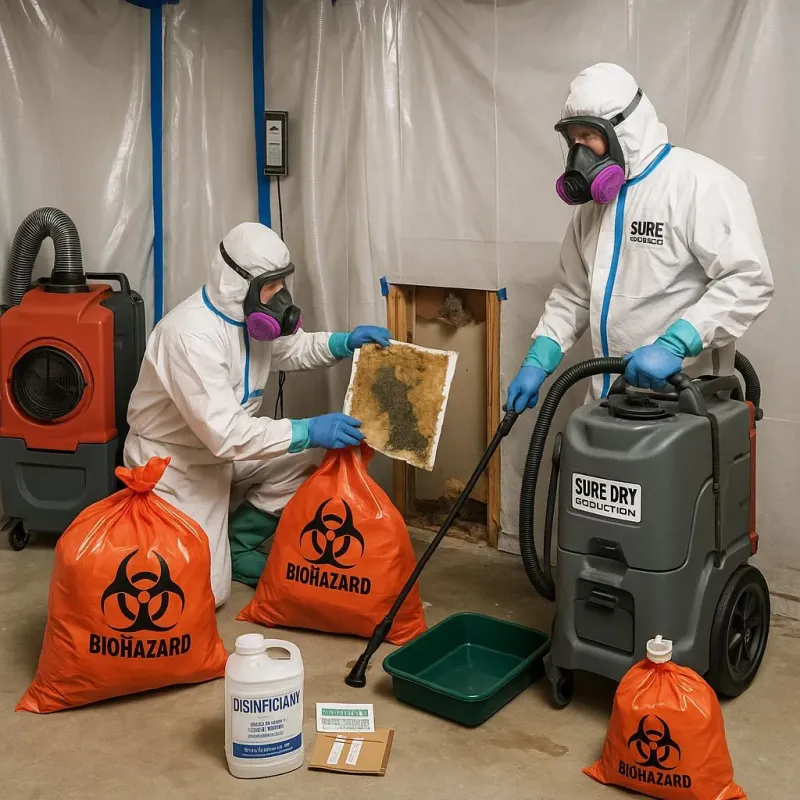 Contaminated Water Handling Protocols process in Juncal, PR